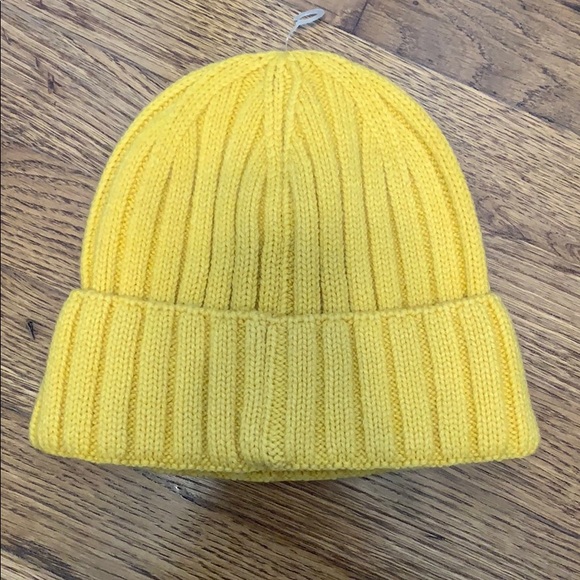 Urban Outfitters Accessories - yellow knit beanie